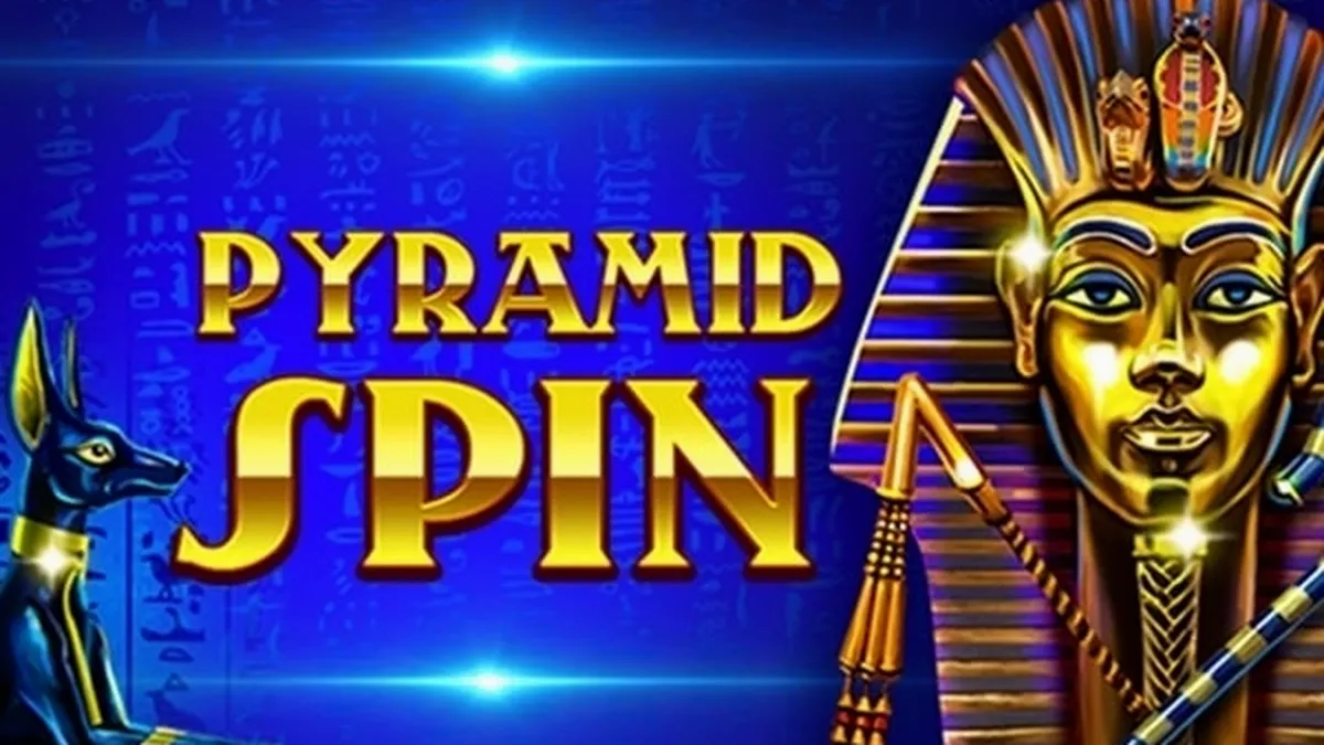 Tampilan visual slot Pyramid Spin dengan latar belakang piramida kuno